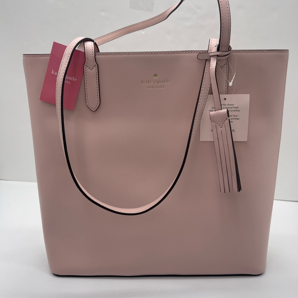 Kate Spade NEW YORK Jana Rose Smoke Large Tote Shoulder Bag 
NWT - Picture 14 of 16